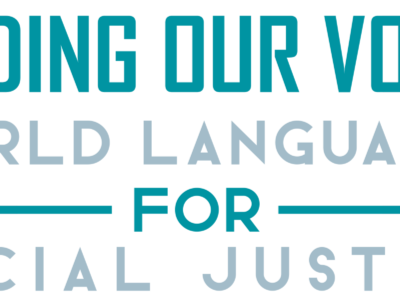 NECTFL21 banner: Finding Our Voice message