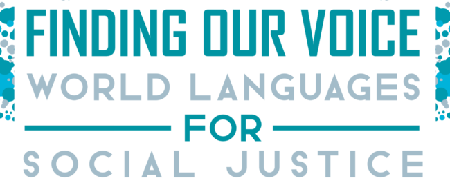 NECTFL21 banner: Finding Our Voice message
